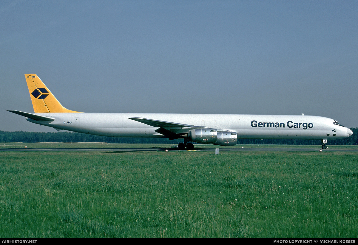 Aircraft Photo of D-ADUI | McDonnell Douglas DC-8-73CF | German Cargo | AirHistory.net #356111