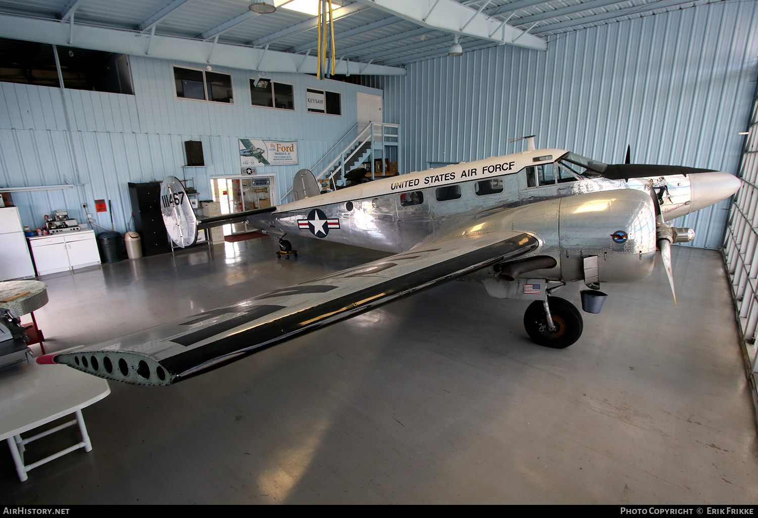 Aircraft Photo of N7694C / 11467 | Beech C-45G Expeditor | USA - Air Force | AirHistory.net #356112