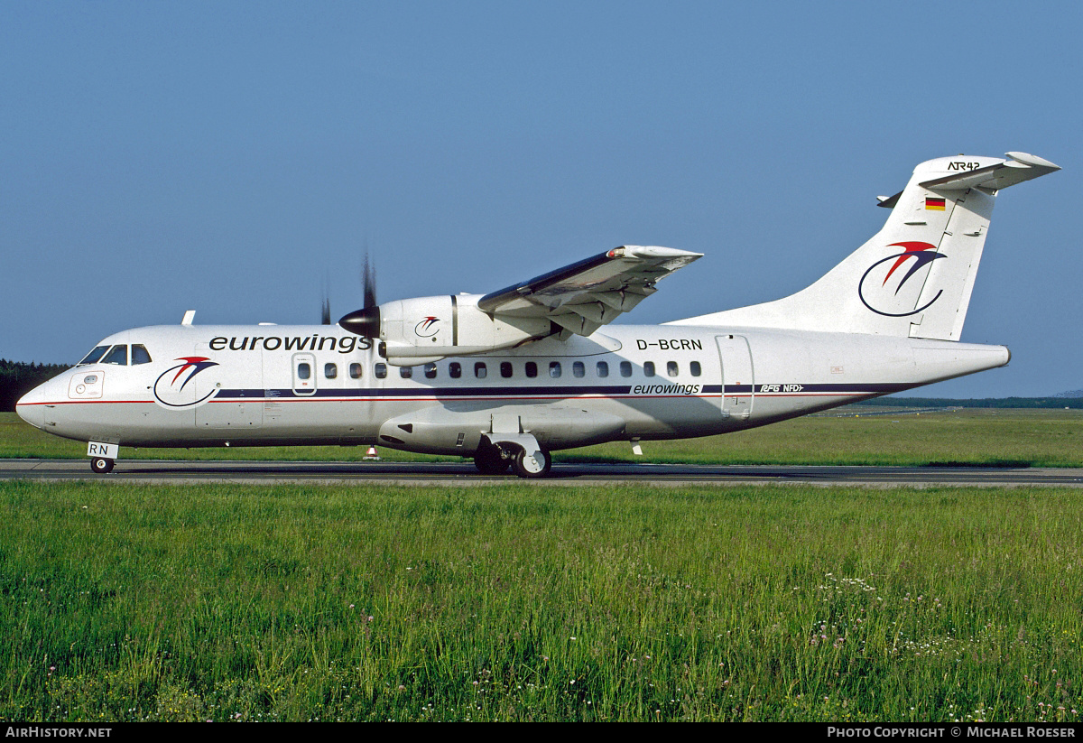 Aircraft Photo of D-BCRN | ATR ATR-42-300 | Eurowings | AirHistory.net #356115