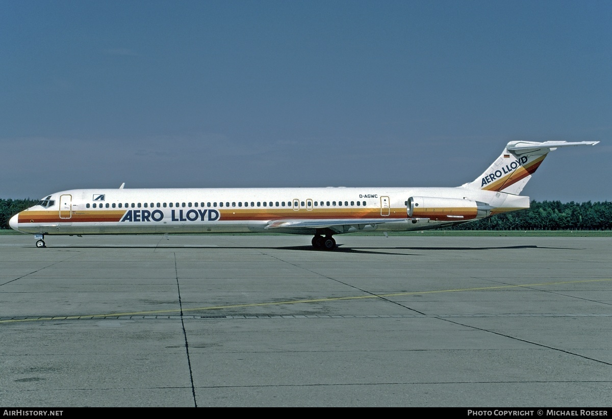 Aircraft Photo of D-AGWC | McDonnell Douglas MD-83 (DC-9-83) | Aero Lloyd | AirHistory.net #356133