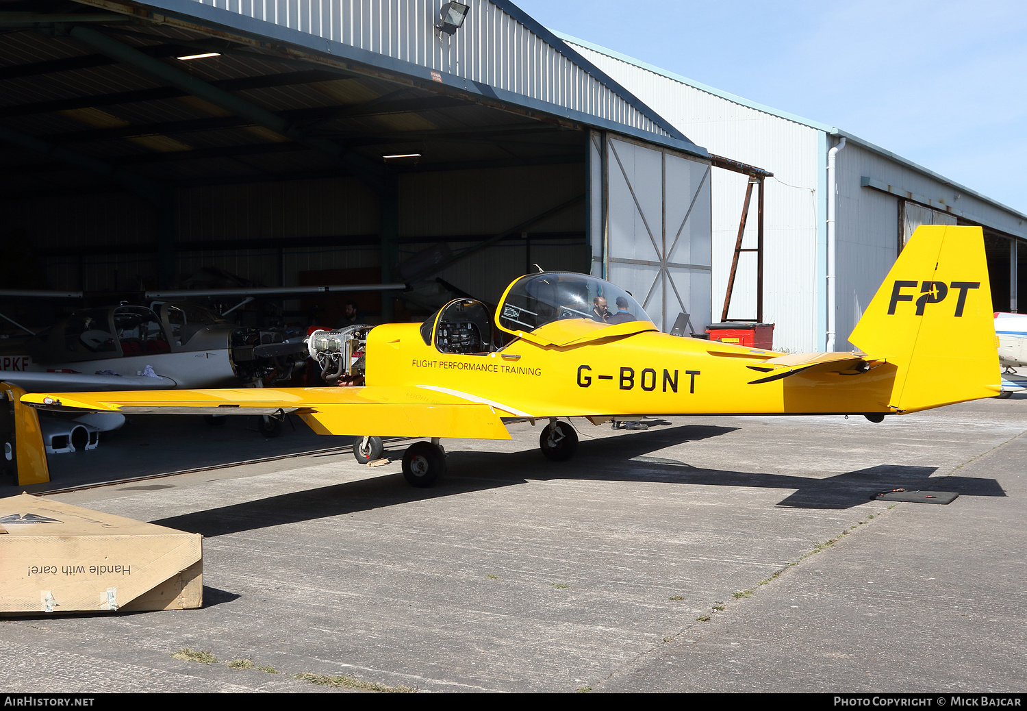 Aircraft Photo of G-BONT | Slingsby T-67M Firefly Mk2 | Flight Performance Training - FPT | AirHistory.net #356153