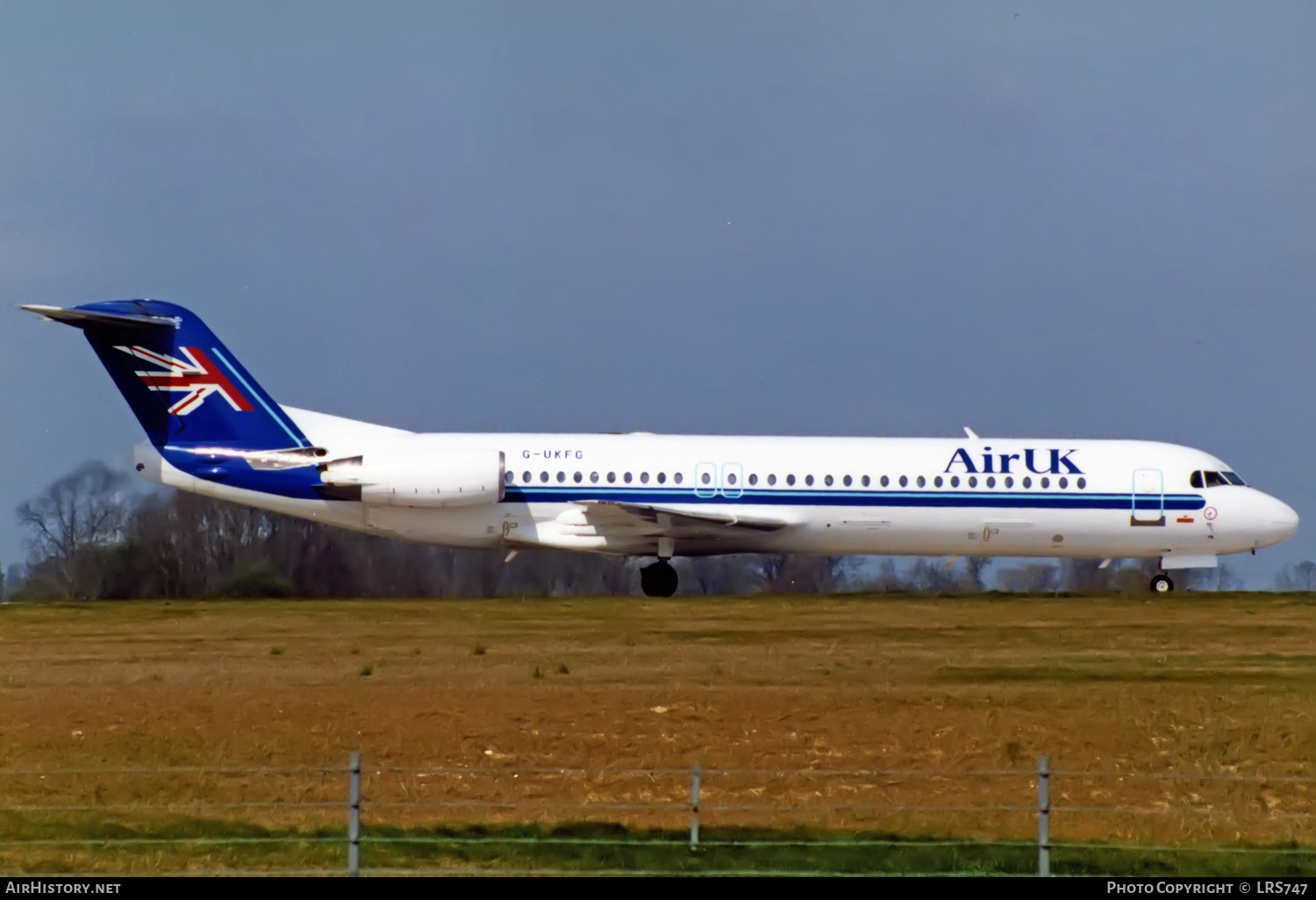 Aircraft Photo of G-UKFG | Fokker 100 (F28-0100) | Air UK | AirHistory.net #356164