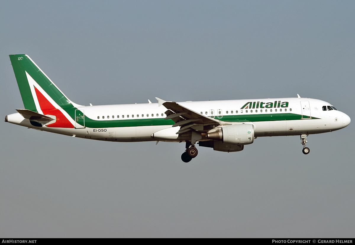 Aircraft Photo of EI-DSO | Airbus A320-214 | Alitalia | AirHistory.net #356184