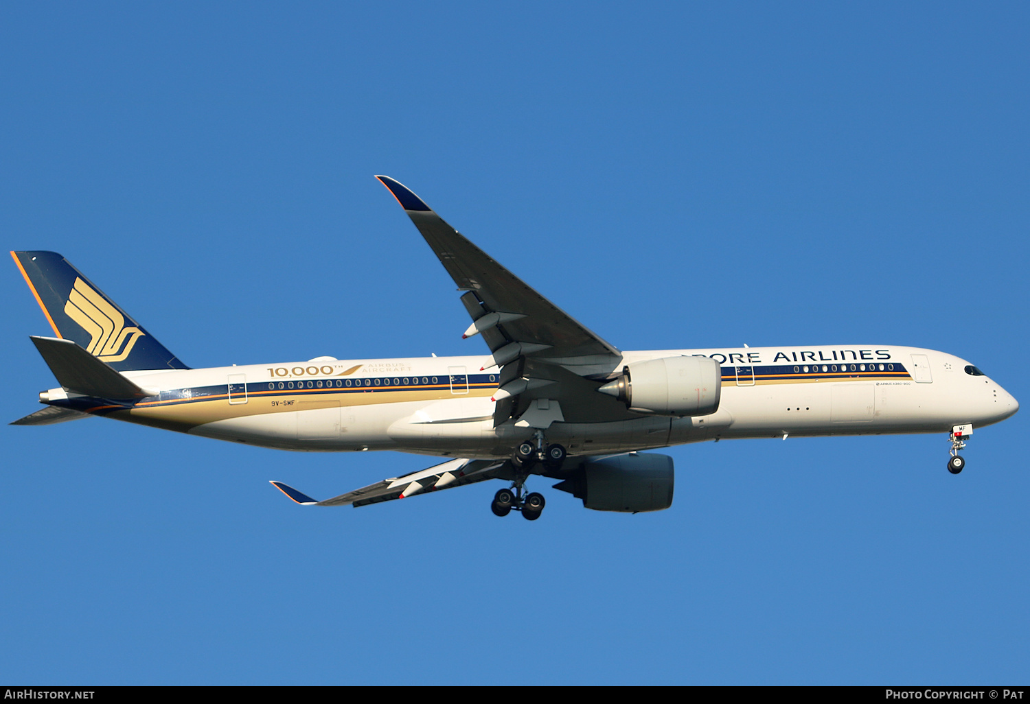 Aircraft Photo of 9V-SMF | Airbus A350-941 | Singapore Airlines | AirHistory.net #356194