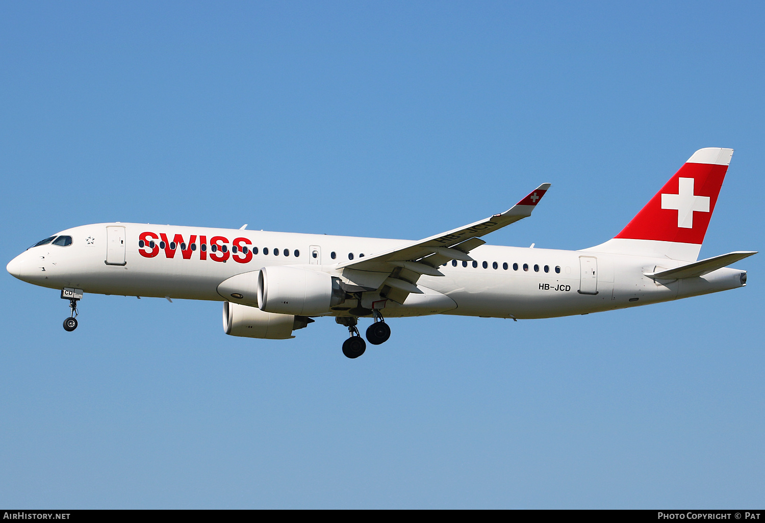 Aircraft Photo of HB-JCD | Bombardier CSeries CS300 (BD-500-1A11) | Swiss International Air Lines | AirHistory.net #356207