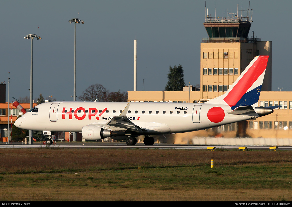 Aircraft Photo of F-HBXD | Embraer 170STD (ERJ-170-100STD) | Hop! | AirHistory.net #356222