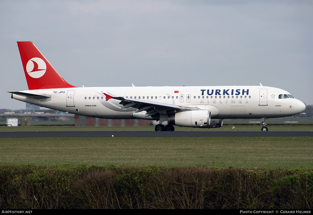 Aircraft Photo of TC-JPO | Airbus A320-232 | Turkish Airlines | AirHistory.net #356252