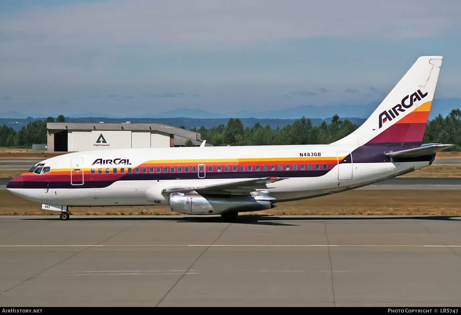 Aircraft Photo of N463GB | Boeing 737-293 | AirCal | AirHistory.net #356263