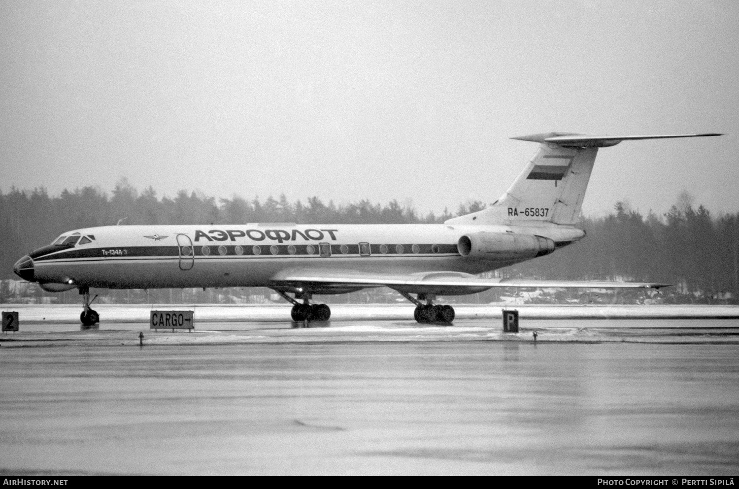 Aircraft Photo of RA-65837 | Tupolev Tu-134A-3 | Aeroflot | AirHistory.net #356290