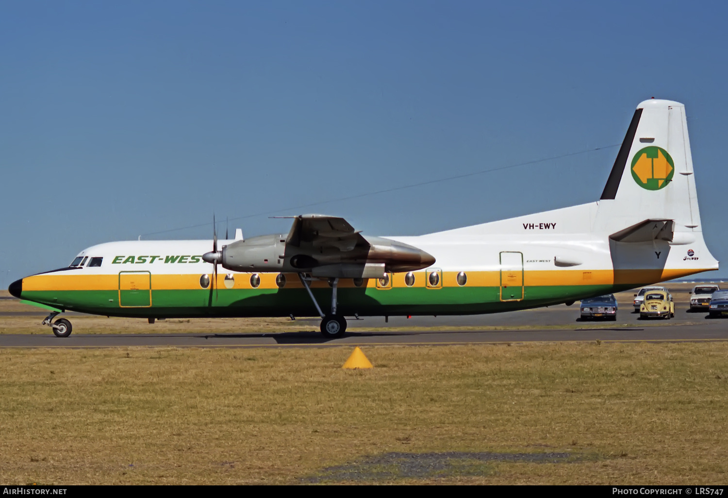 Aircraft Photo of VH-EWY | Fokker F27-500F/RF Friendship | East-West Airlines | AirHistory.net #356293