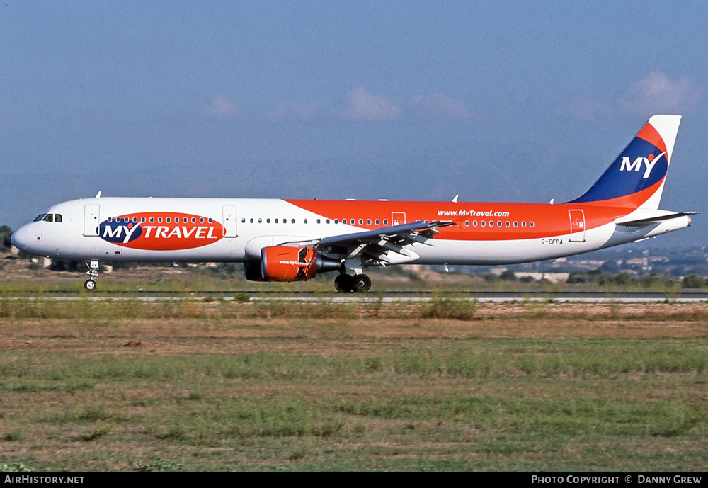 Aircraft Photo of G-EFPA | Airbus A321-211 | MyTravel Airways | AirHistory.net #356307