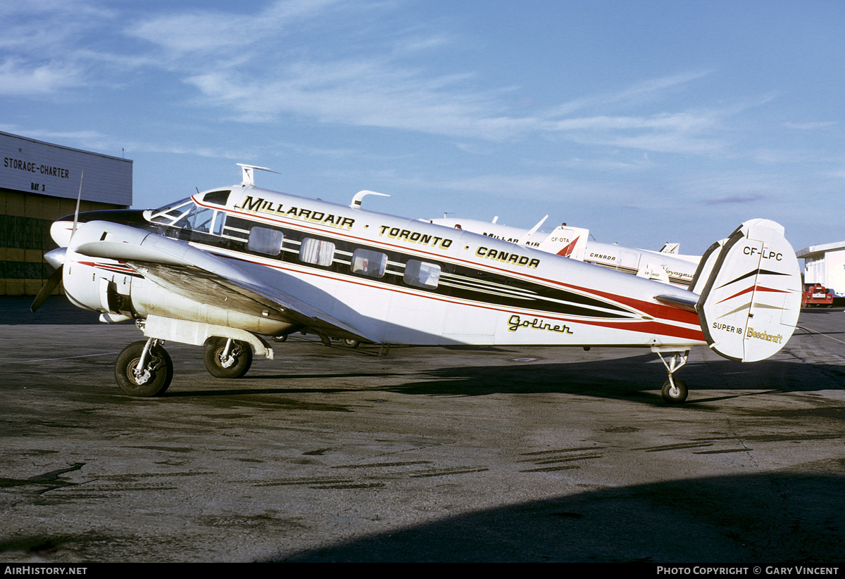 Aircraft Photo of CF-LPC | Beech E18S | Millardair | AirHistory.net #356375