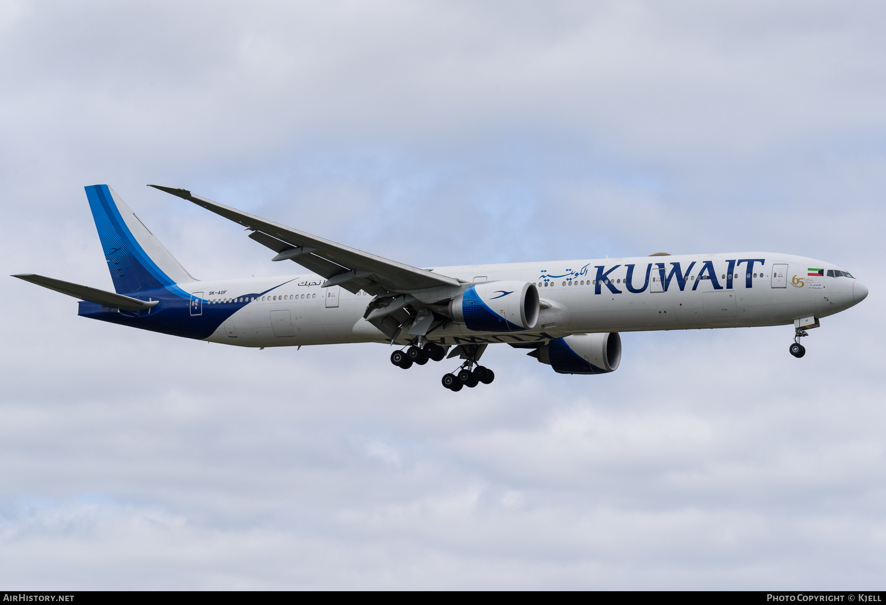 Aircraft Photo of 9K-AOF | Boeing 777-300/ER | Kuwait Airways | AirHistory.net #356420