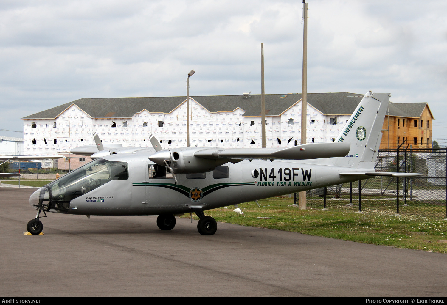 Aircraft Photo of N419FW | Vulcanair P-68 Observer 2 | Florida Fish & Wildlife Conservation Commission | AirHistory.net #356431