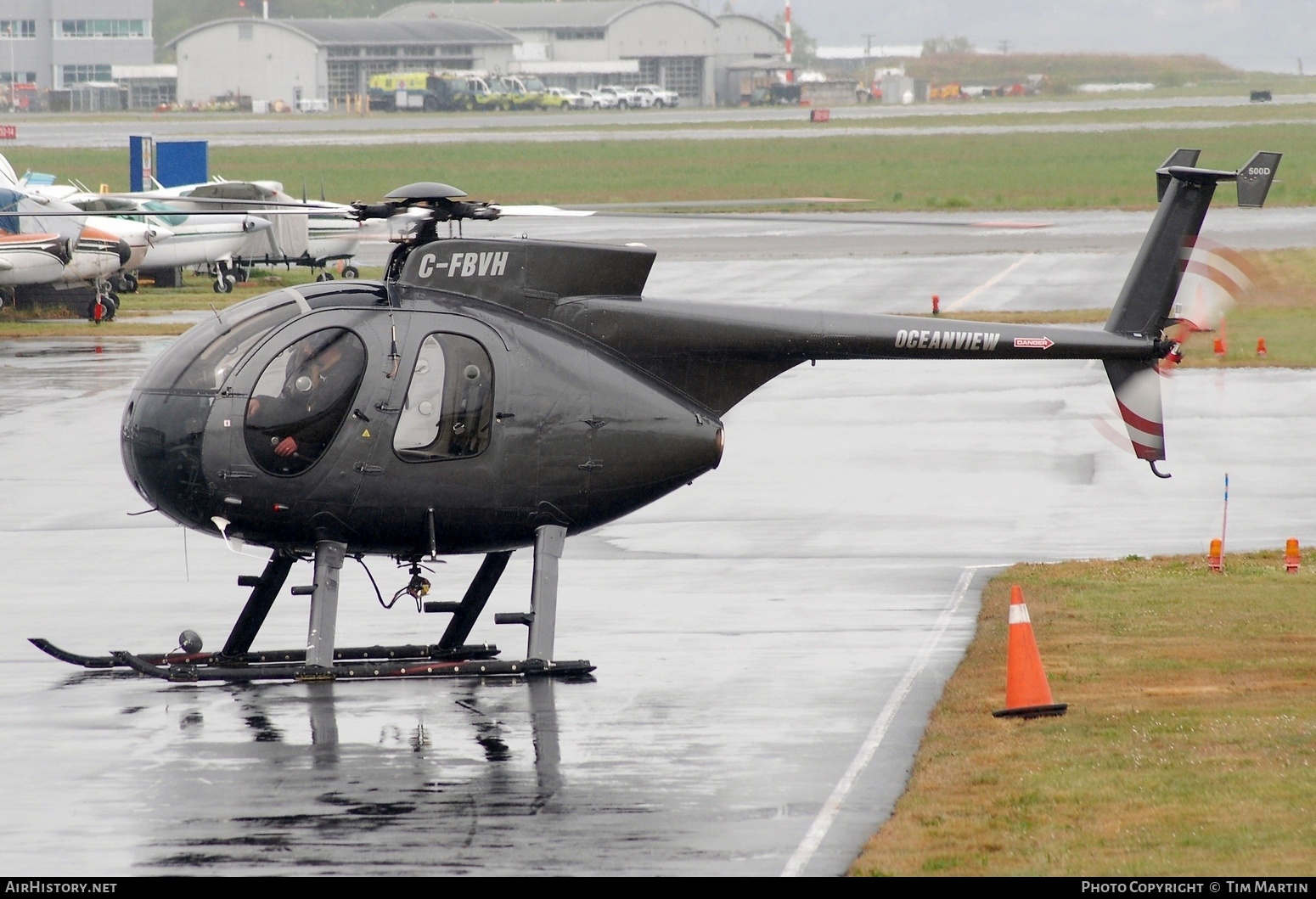 Aircraft Photo of C-FBVH | Hughes 500D (369D) | Oceanview Helicopters | AirHistory.net #356441