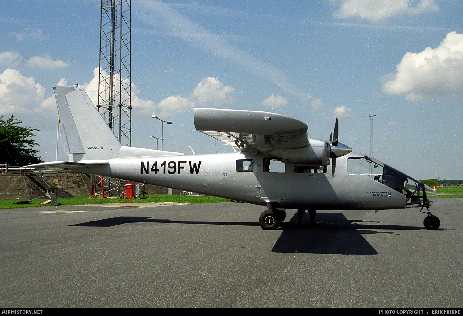 Aircraft Photo of N419FW | Vulcanair P-68 Observer 2 | AirHistory.net #356442