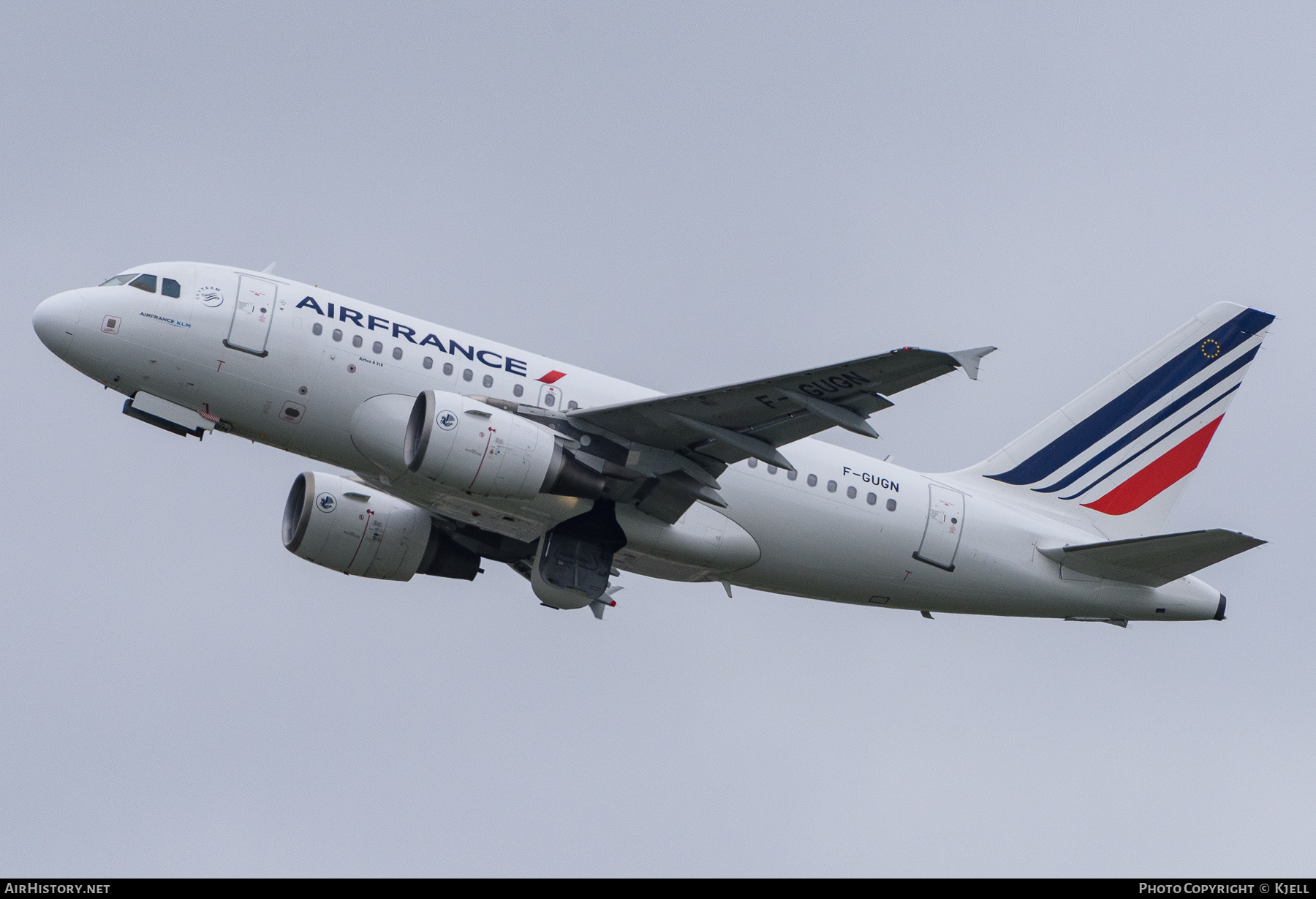 Aircraft Photo of F-GUGN | Airbus A318-111 | Air France | AirHistory.net #356453