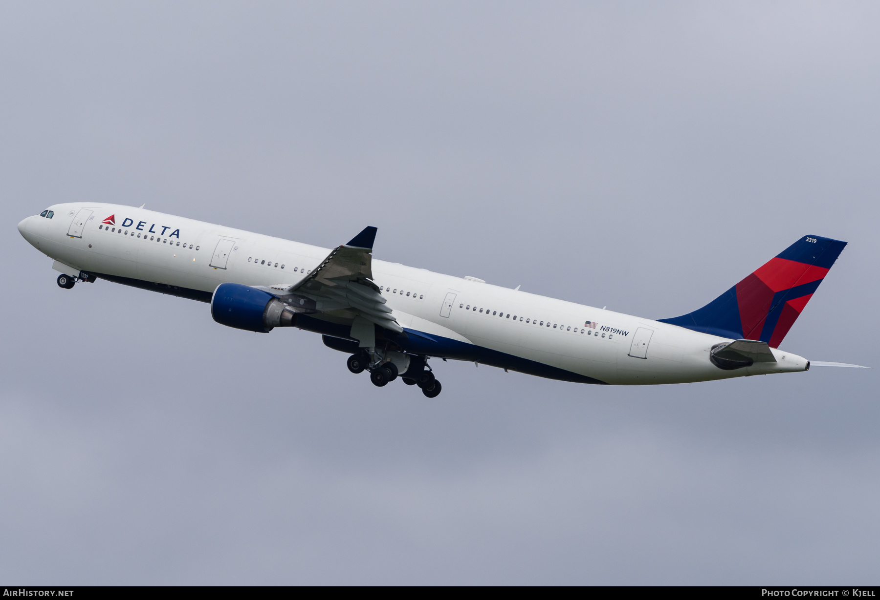 Aircraft Photo of N819NW | Airbus A330-323 | Delta Air Lines | AirHistory.net #356454