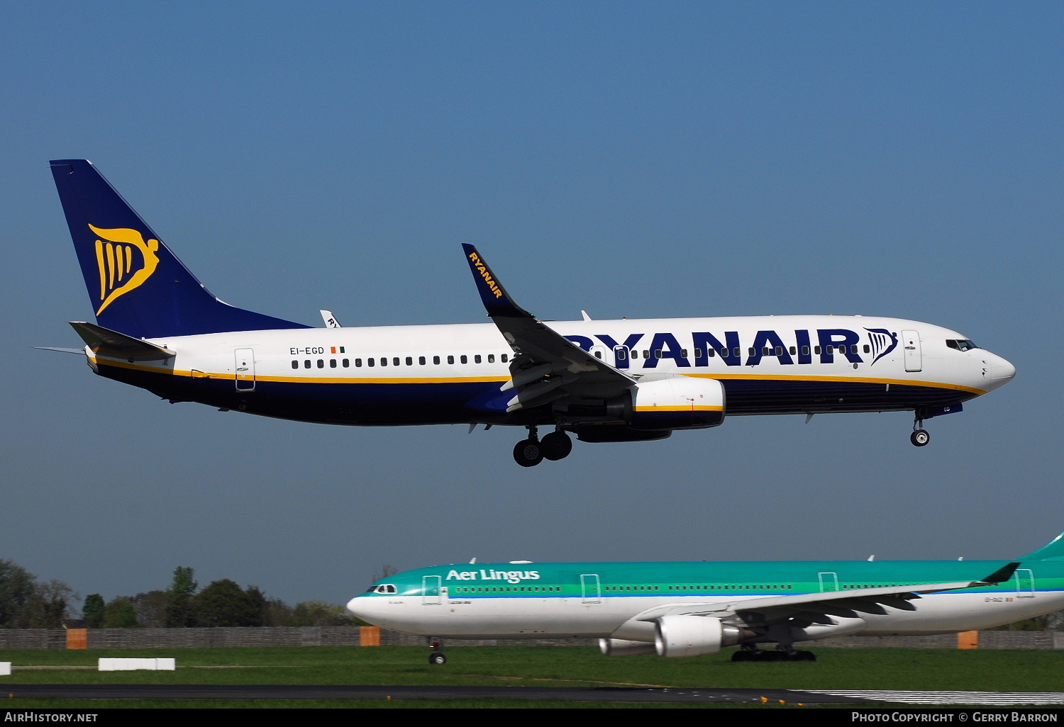 Aircraft Photo of EI-EGD | Boeing 737-8AS | Ryanair | AirHistory.net #356503