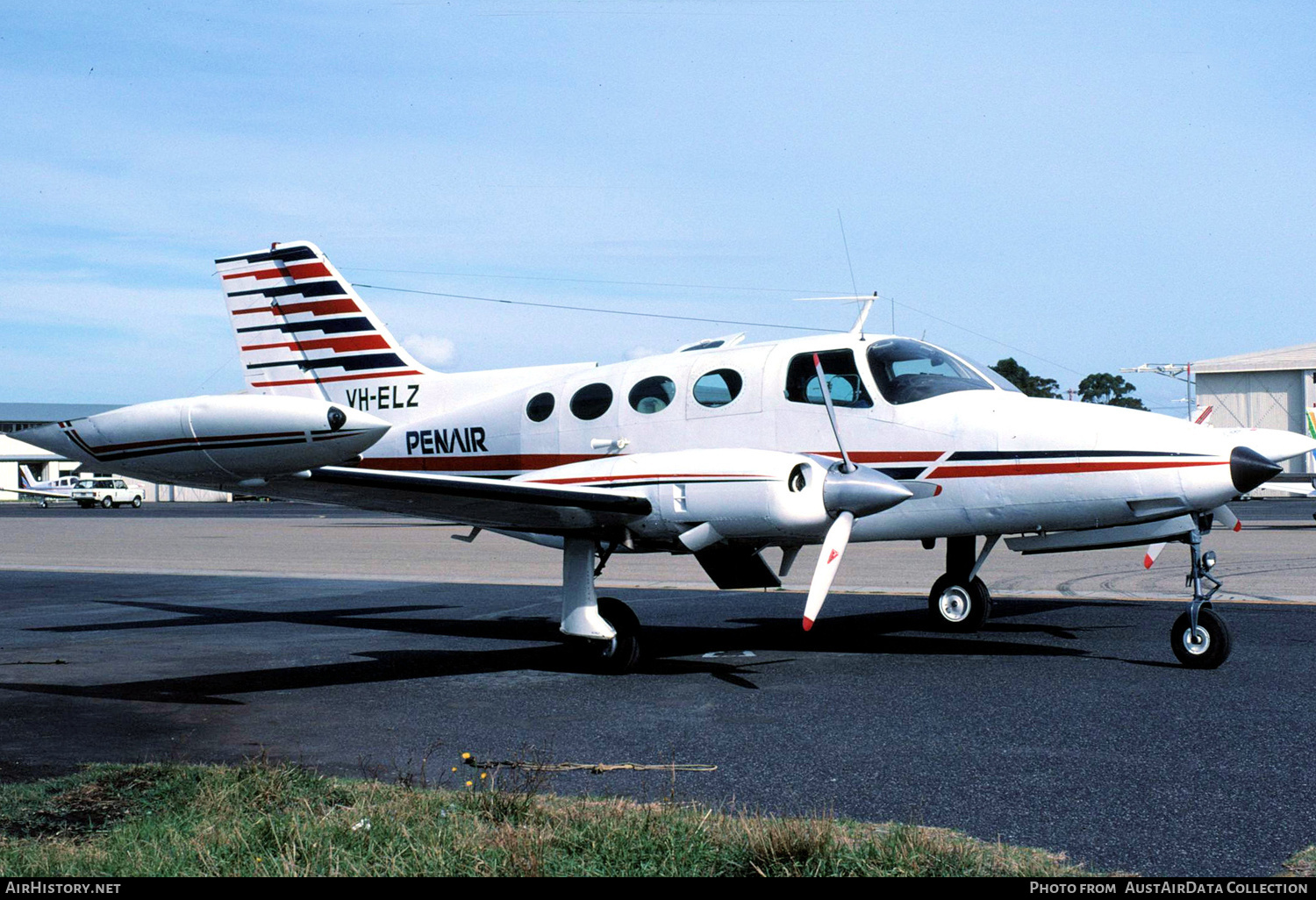 Aircraft Photo of VH-ELZ | Cessna 402 | Penair | AirHistory.net #356514