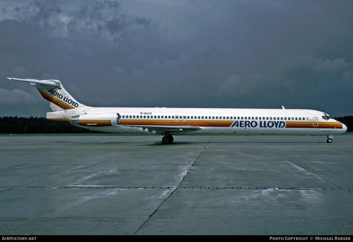 Aircraft Photo of D-ALLU | McDonnell Douglas MD-83 (DC-9-83) | Aero Lloyd | AirHistory.net #356537