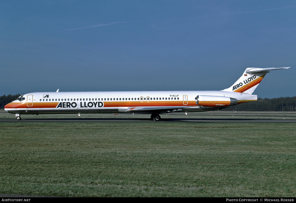 Aircraft Photo of D-ALLF | McDonnell Douglas MD-83 (DC-9-83) | Aero Lloyd | AirHistory.net #356540