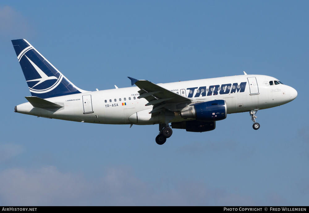 Aircraft Photo of YR-ASA | Airbus A318-111 | TAROM - Transporturile Aeriene Române | AirHistory.net #356555