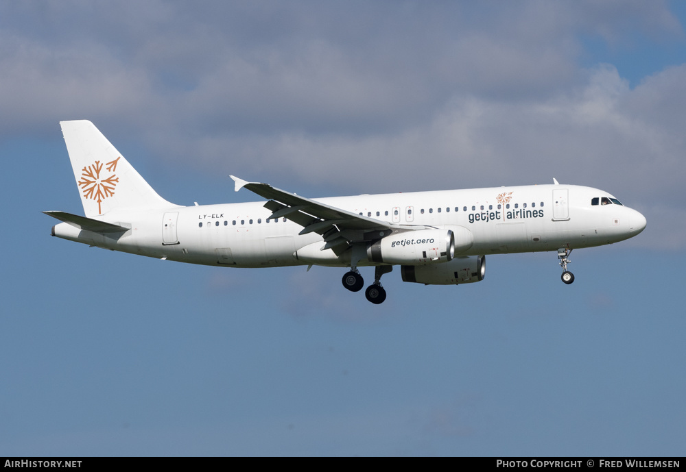 Aircraft Photo of LY-ELK | Airbus A320-232 | GetJet Airlines | AirHistory.net #356556