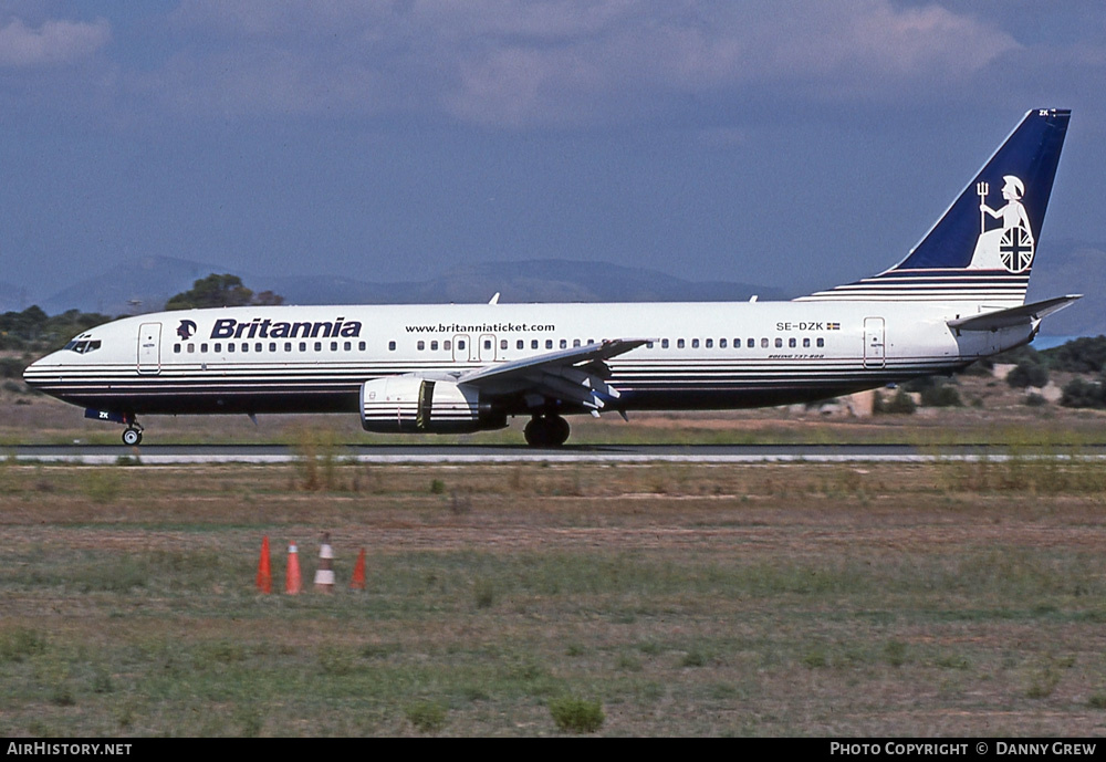 Aircraft Photo of SE-DZK | Boeing 737-804 | Britannia Nordic | AirHistory.net #356585