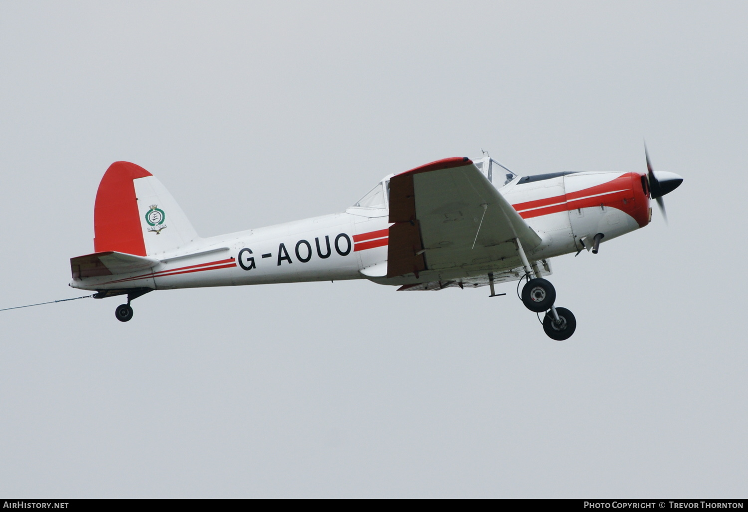 Aircraft Photo of G-AOUO | De Havilland Canada DHC-1 Chipmunk Mk22 | Royal Air Force Gliding and Soaring Association - RAFGSA | AirHistory.net #356588