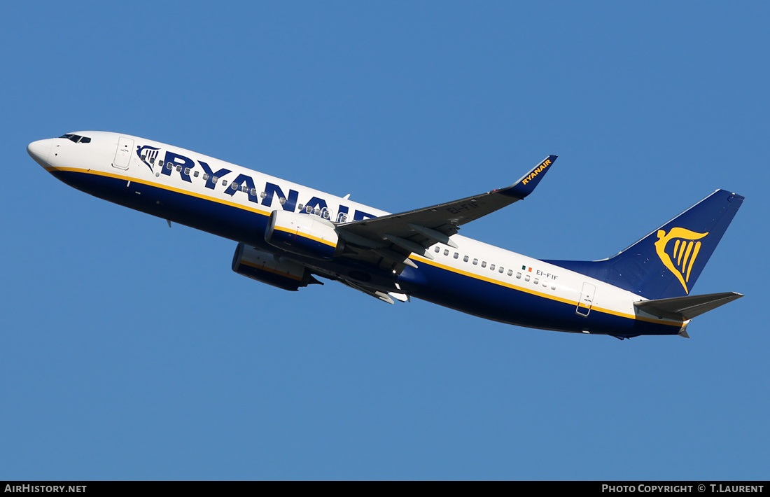 Aircraft Photo of EI-FIF | Boeing 737-8AS | Ryanair | AirHistory.net #356594
