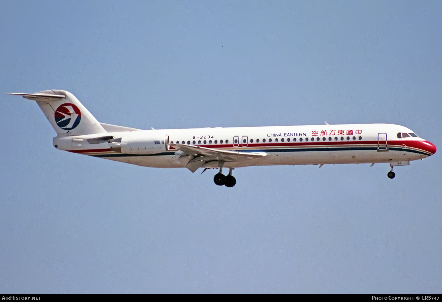 Aircraft Photo of B-2234 | Fokker 100 (F28-0100) | China Eastern Airlines | AirHistory.net #356595