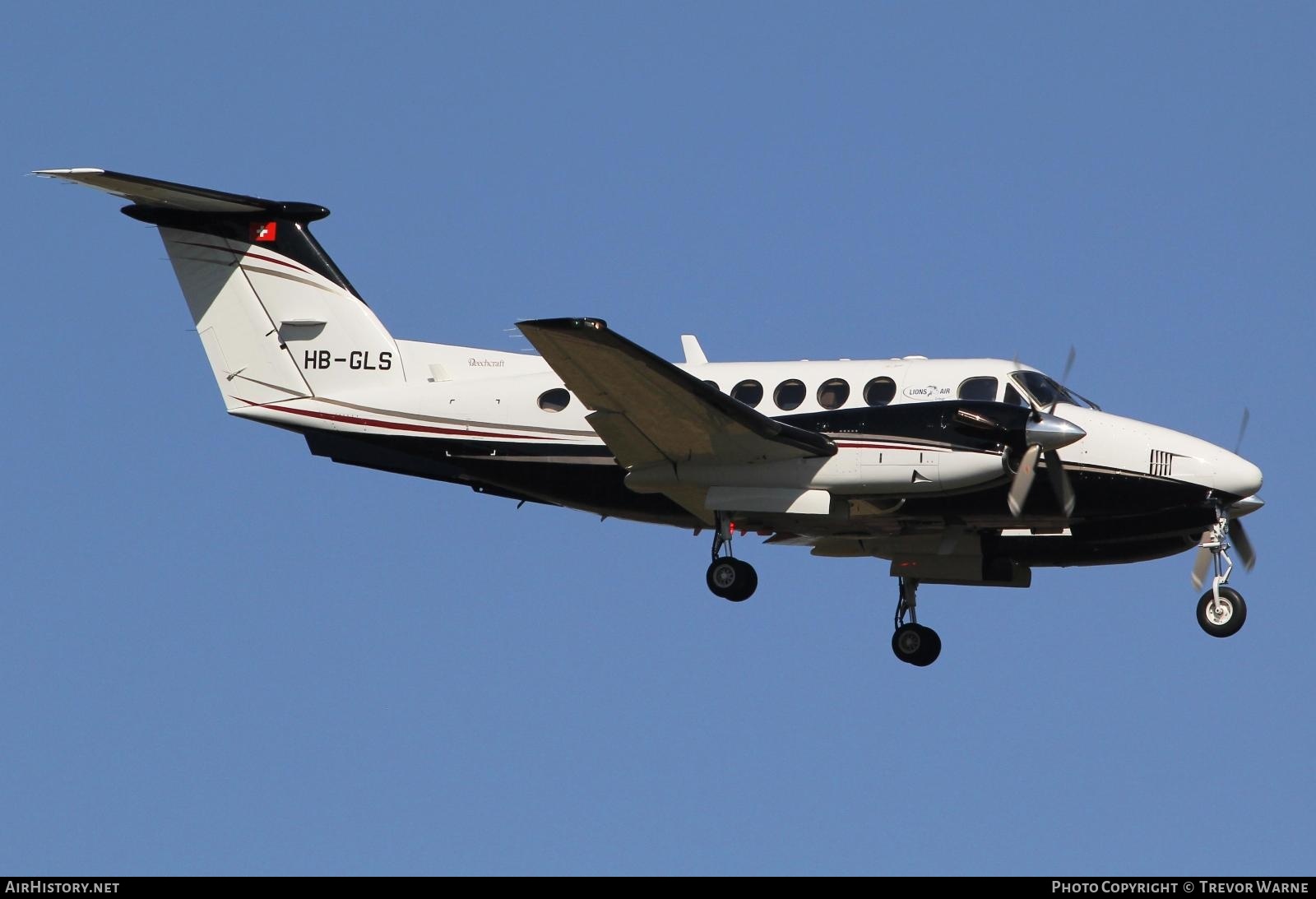 Aircraft Photo of HB-GLS | Beech B200 Super King Air | Lions Air | AirHistory.net #356649