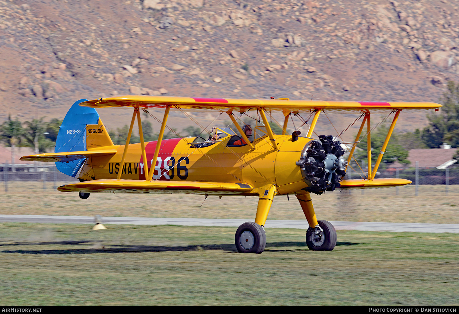 Aircraft Photo of N5580M / 38134 | Boeing N2S-3 Kaydet (B75N1) | USA - Navy | AirHistory.net #356662