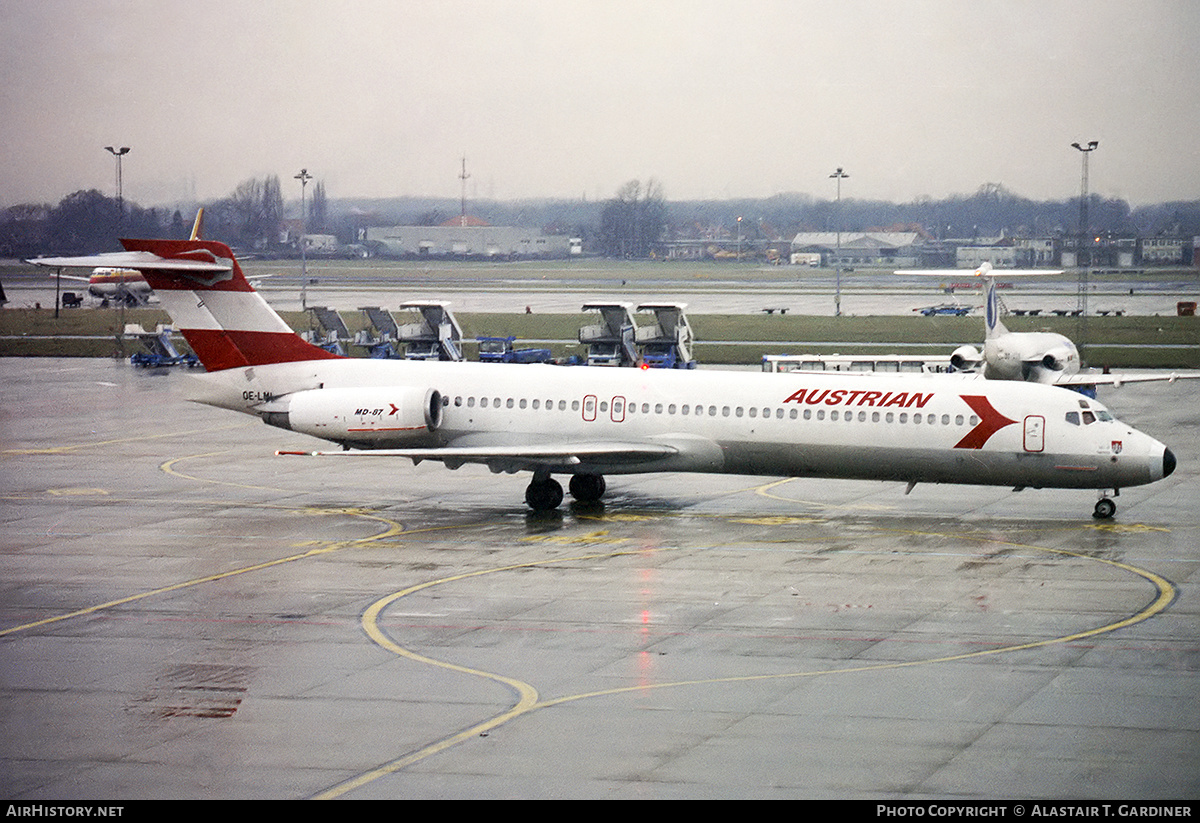 Aircraft Photo of OE-LML | McDonnell Douglas MD-87 (DC-9-87) | Austrian Airlines | AirHistory.net #356670