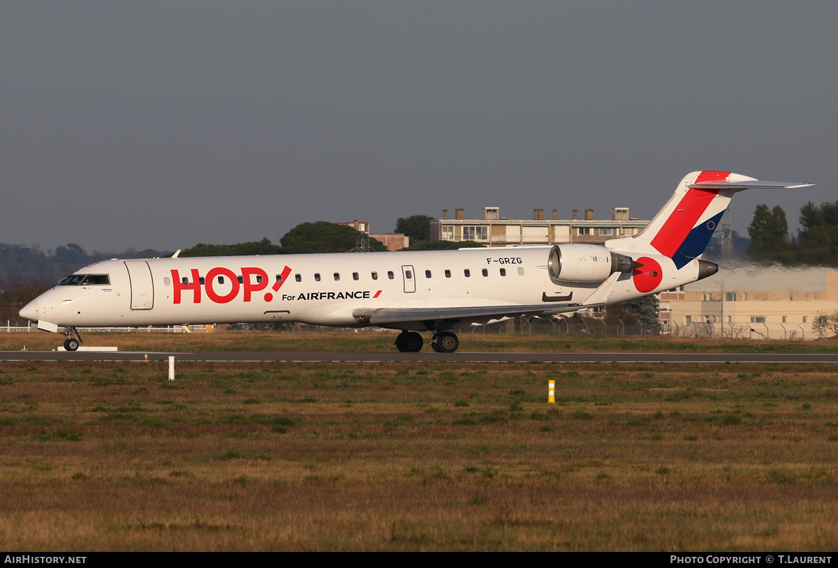 Aircraft Photo of F-GRZG | Bombardier CRJ-702 (CL-600-2C10) | Hop! | AirHistory.net #356671