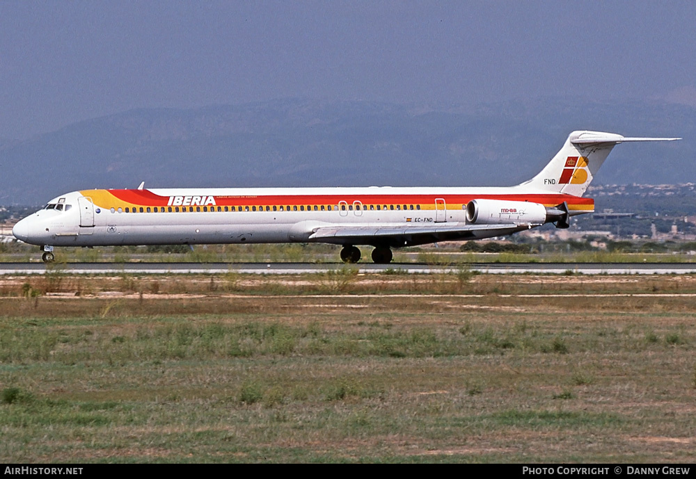 Aircraft Photo of EC-FND | McDonnell Douglas MD-88 | Iberia | AirHistory.net #356697