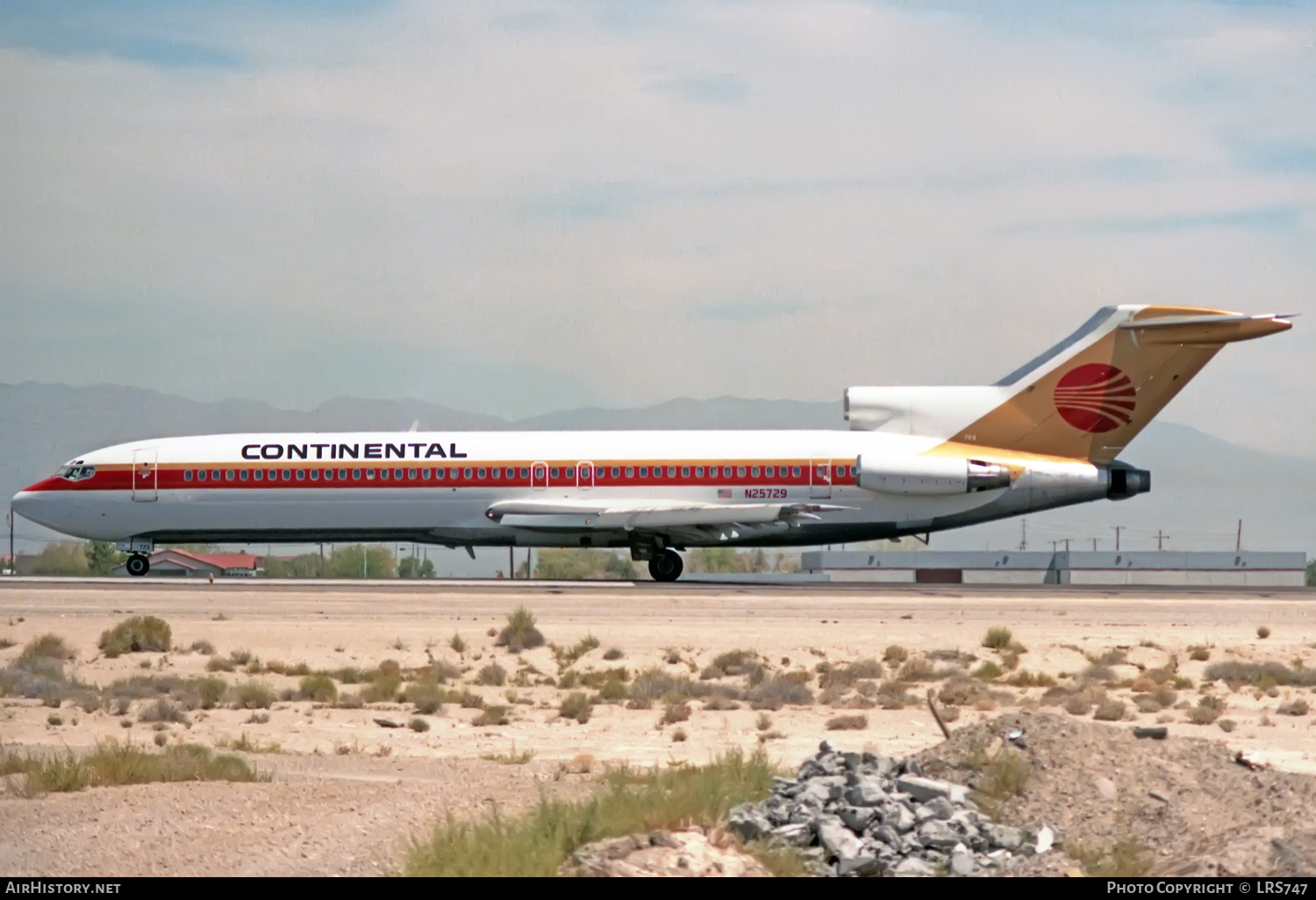 Aircraft Photo of N25729 | Boeing 727-224/Adv | Continental Airlines | AirHistory.net #356767