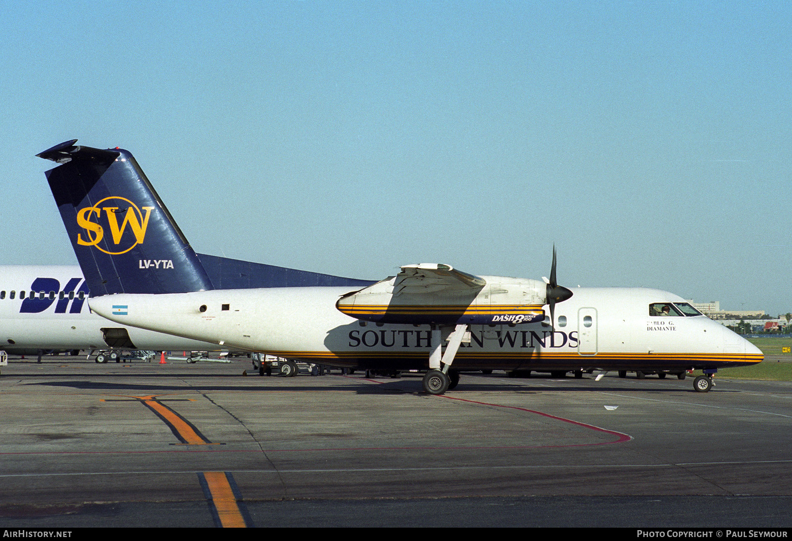 Aircraft Photo of LV-YTA | De Havilland Canada DHC-8-102A Dash 8 | Southern Winds | AirHistory.net #356768