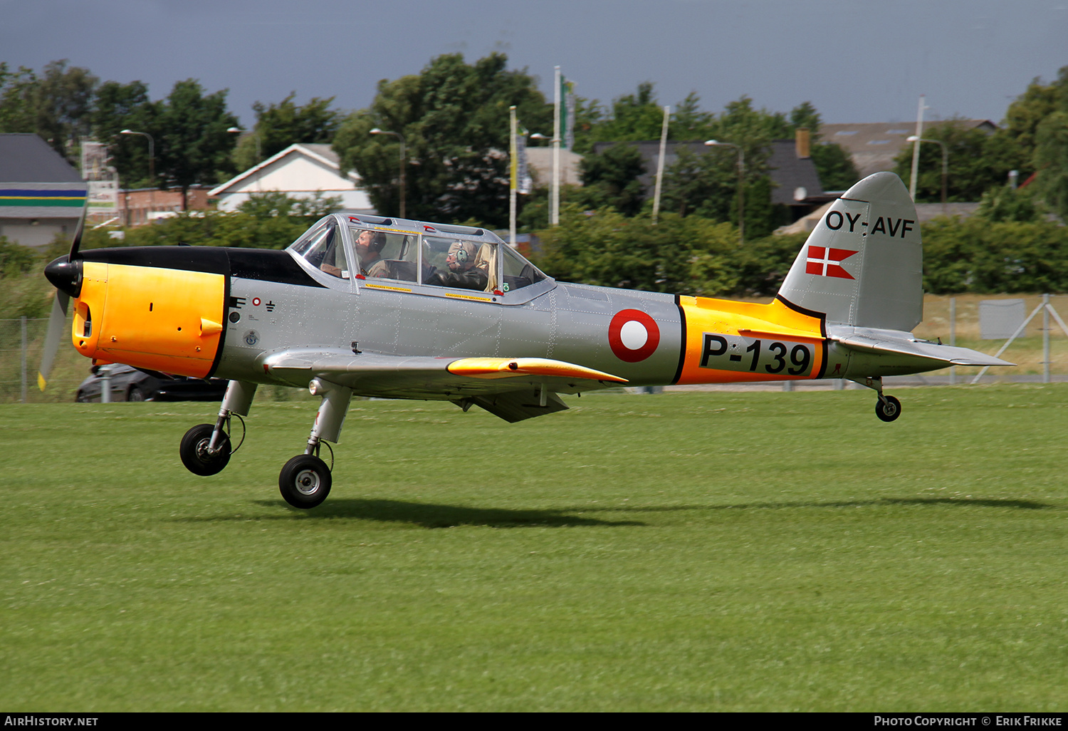 Aircraft Photo of OY-AVF / P-139 | De Havilland Canada DHC-1 Chipmunk Mk22 | Denmark - Air Force | AirHistory.net #356788