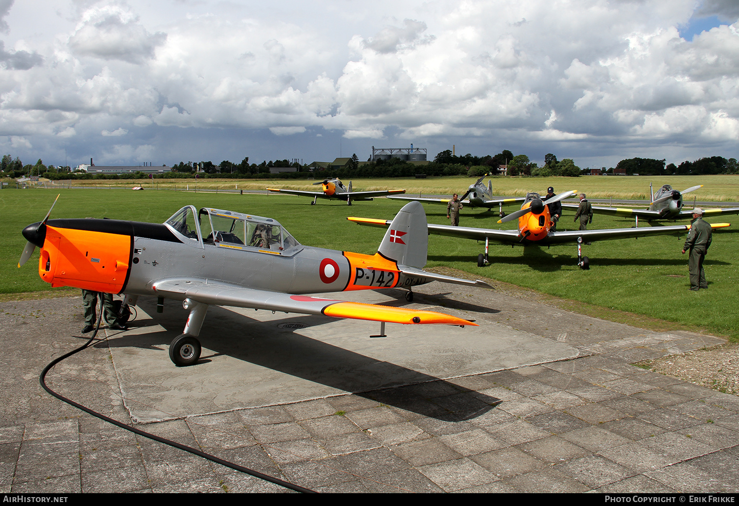 Aircraft Photo of OY-ALL / P-142 | De Havilland DHC-1 Chipmunk Mk22 | Denmark - Air Force | AirHistory.net #356796