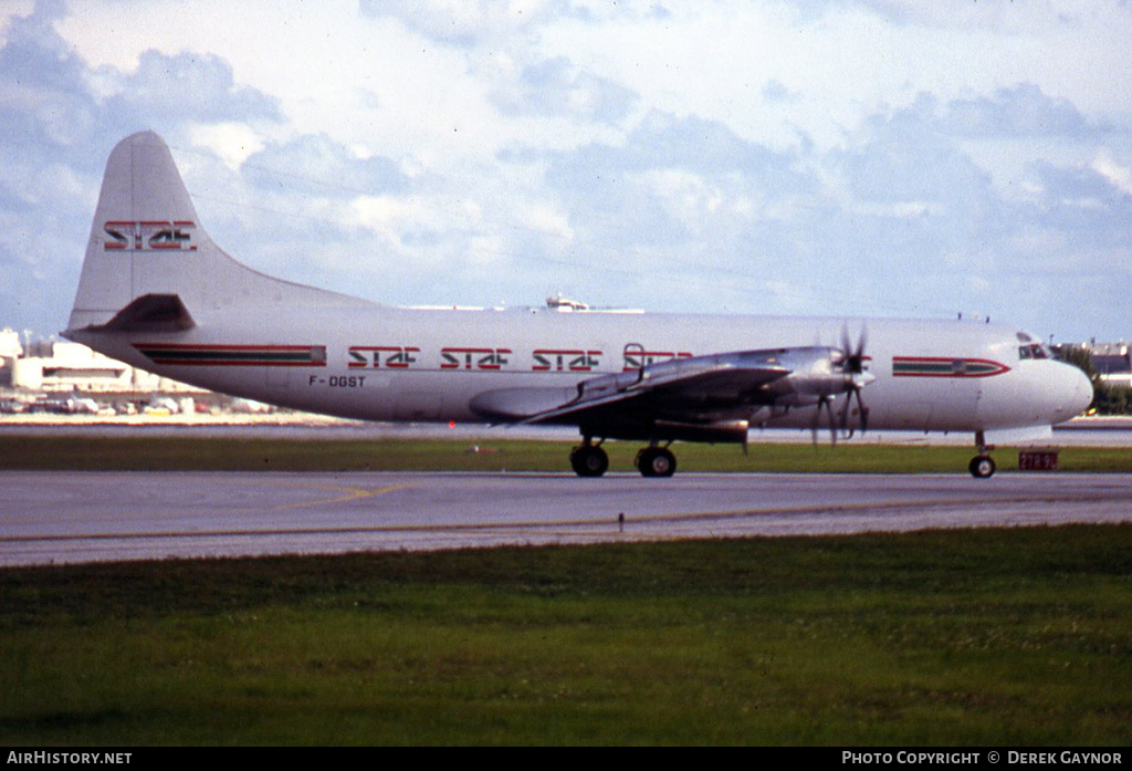 Aircraft Photo of F-OGST | Lockheed L-188C(F) Electra | STAF - Servicios de Transportes Aéreos Fueguinos | AirHistory.net #356797