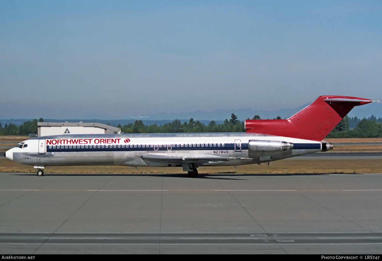 Aircraft Photo of N278US | Boeing 727-251/Adv | Northwest Orient Airlines | AirHistory.net #356807