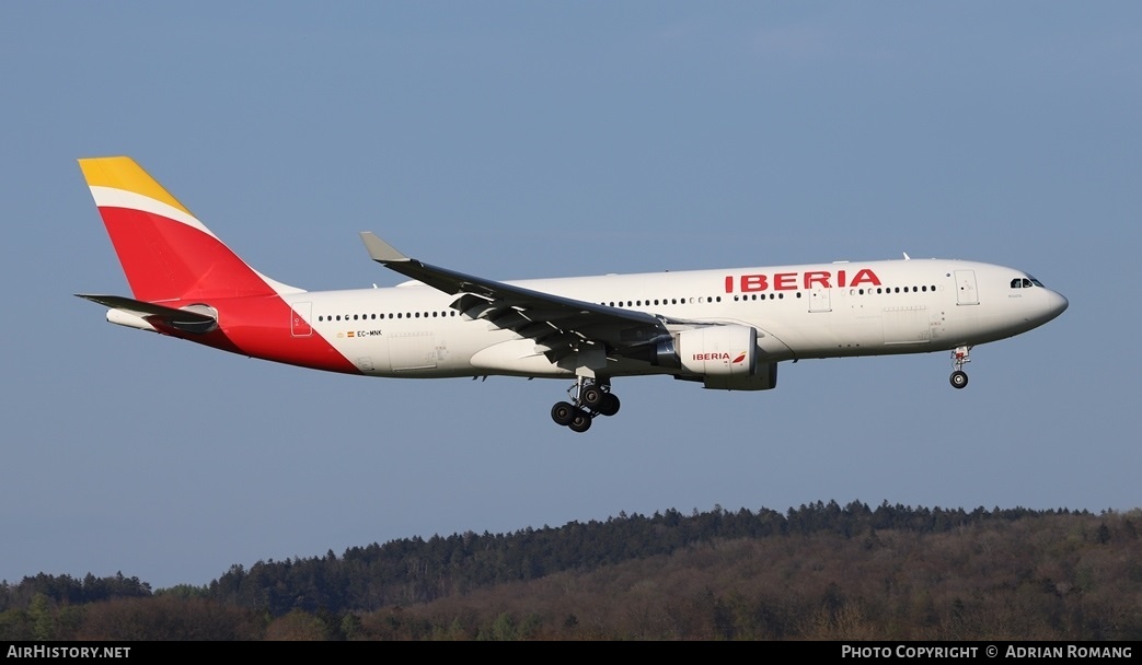 Aircraft Photo of EC-MNK | Airbus A330-202 | Iberia | AirHistory.net #356814