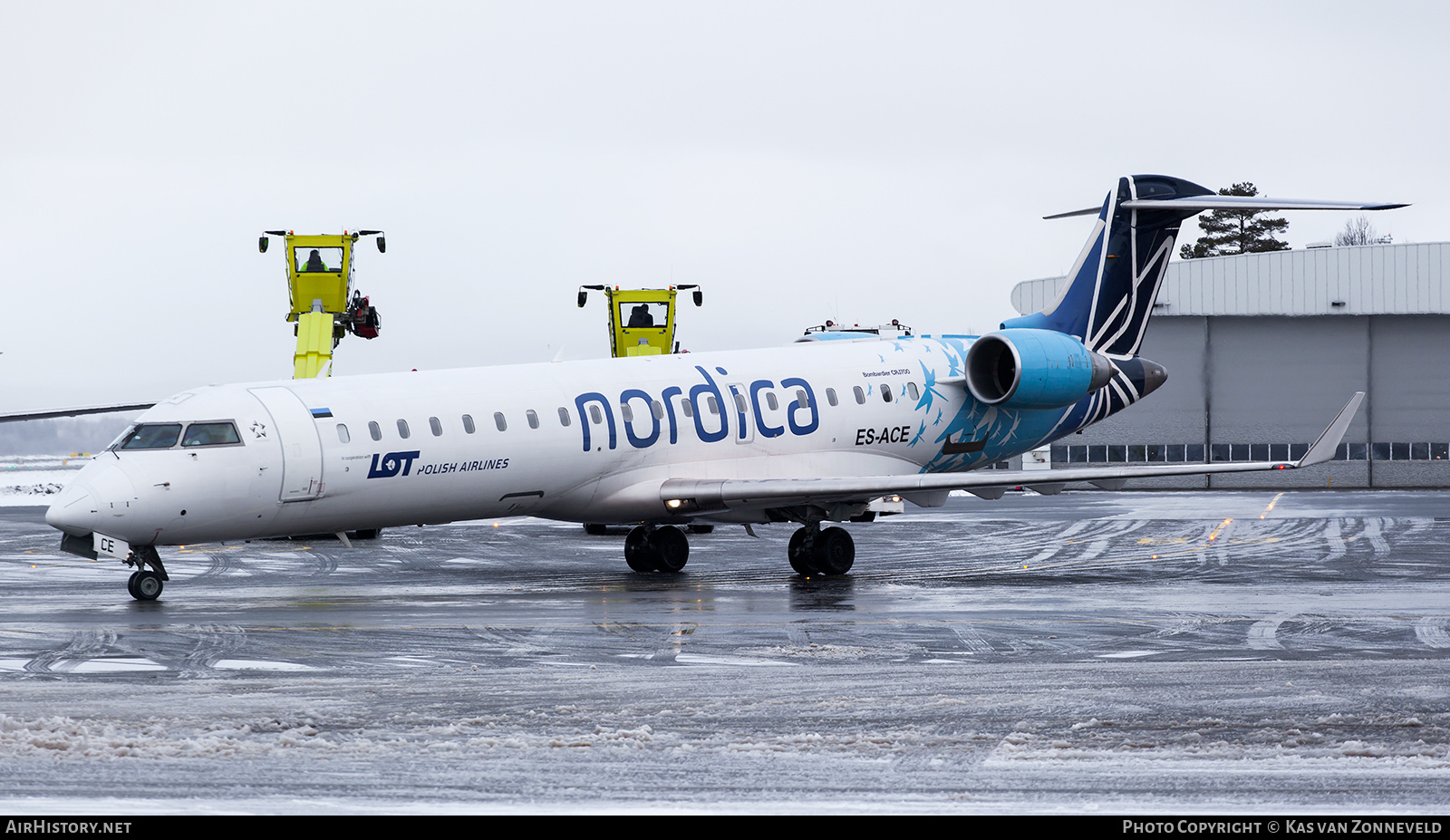 Aircraft Photo of ES-ACE | Bombardier CRJ-701ER (CL-600-2C10) | Nordica | AirHistory.net #356860