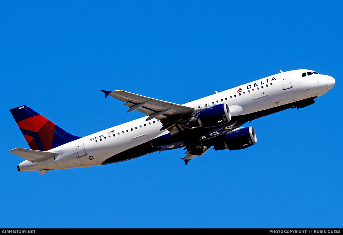 Aircraft Photo of N349NW | Airbus A320-212 | Delta Air Lines | AirHistory.net #356872