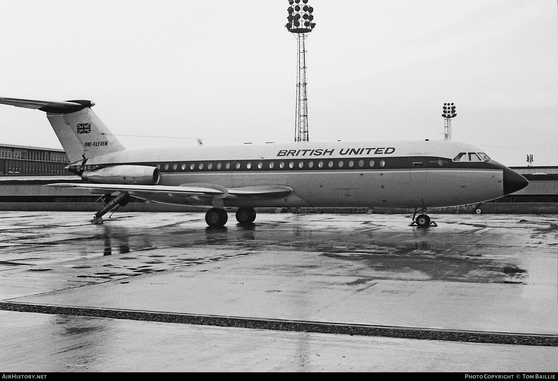 Aircraft Photo of G-ASJG | BAC 111-201AC One-Eleven | British United Airways - BUA | AirHistory.net #356907