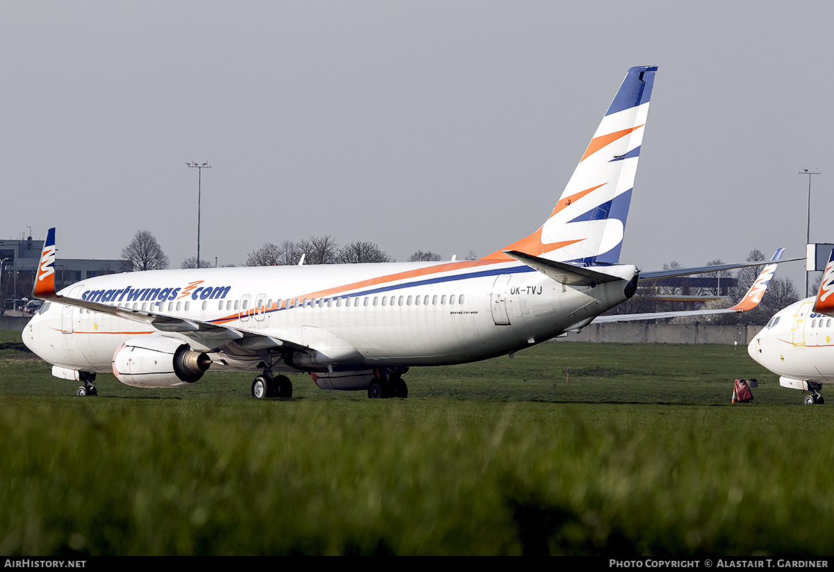 Aircraft Photo of OK-TVJ | Boeing 737-8Q8 | Smartwings | AirHistory.net #356941