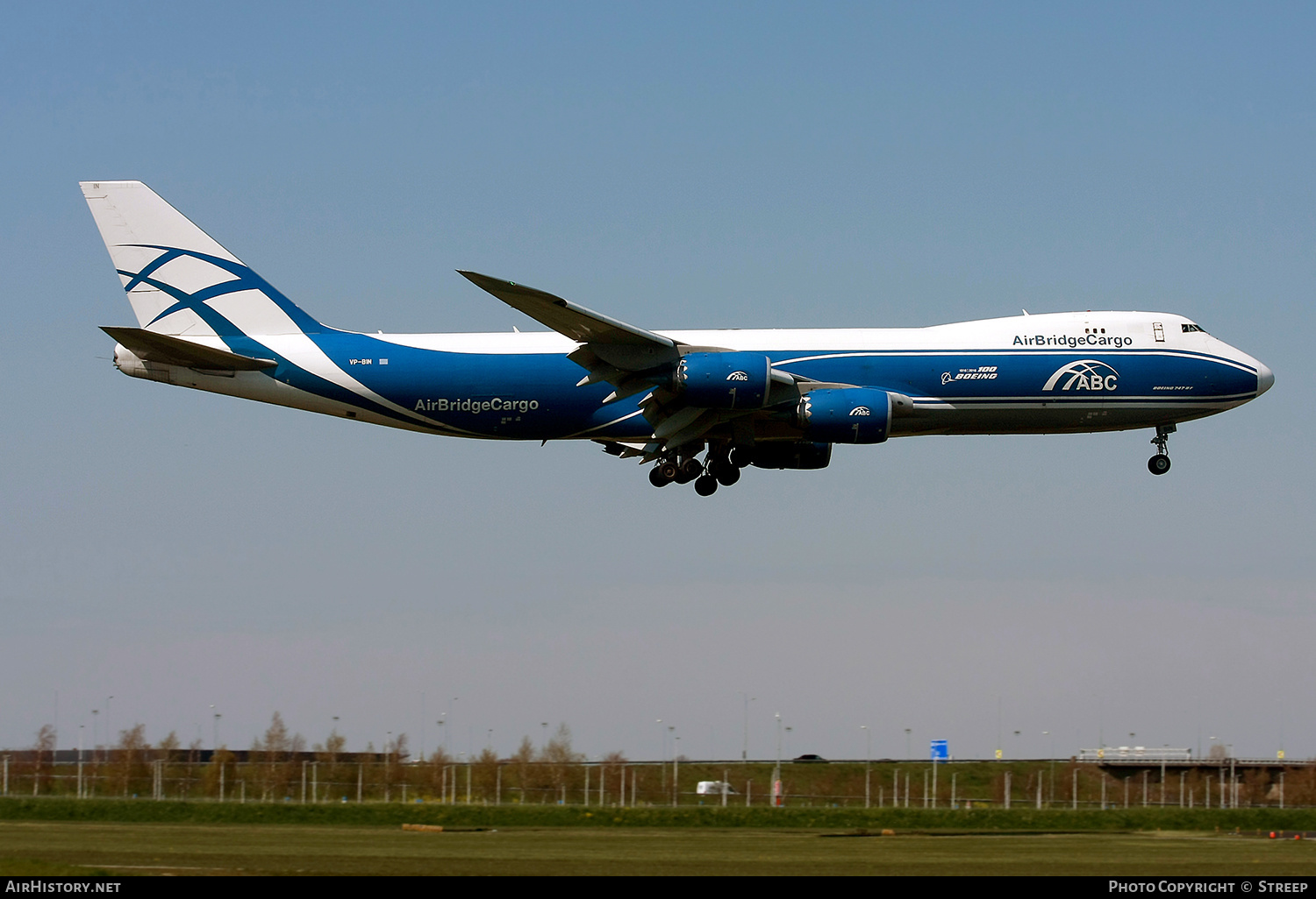 Aircraft Photo of VP-BIN | Boeing 747-83QF/SCD | ABC - AirBridgeCargo Airlines | AirHistory.net #356942