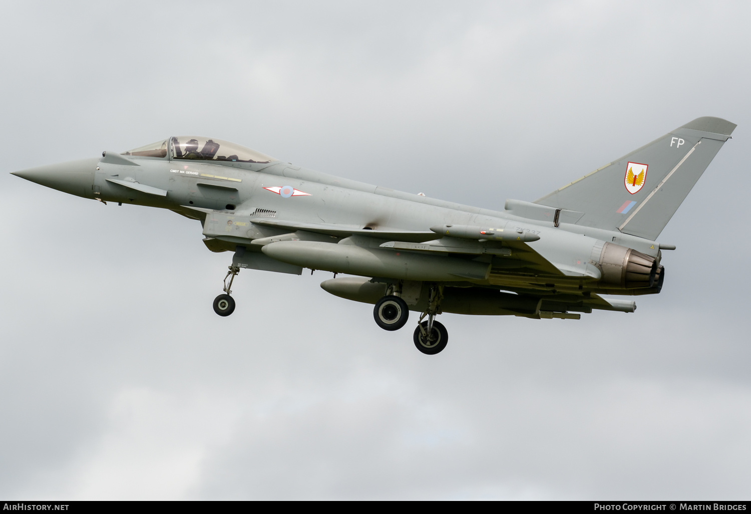 Aircraft Photo of ZK337 | Eurofighter EF-2000 Typhoon FGR4 | UK - Air Force | AirHistory.net #356962
